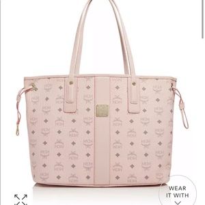 Authentic Light pink Large size MCM bag